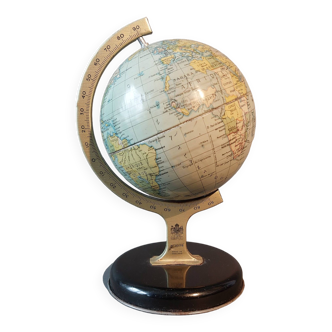 Chad Valley World Map 1950 Vintage.