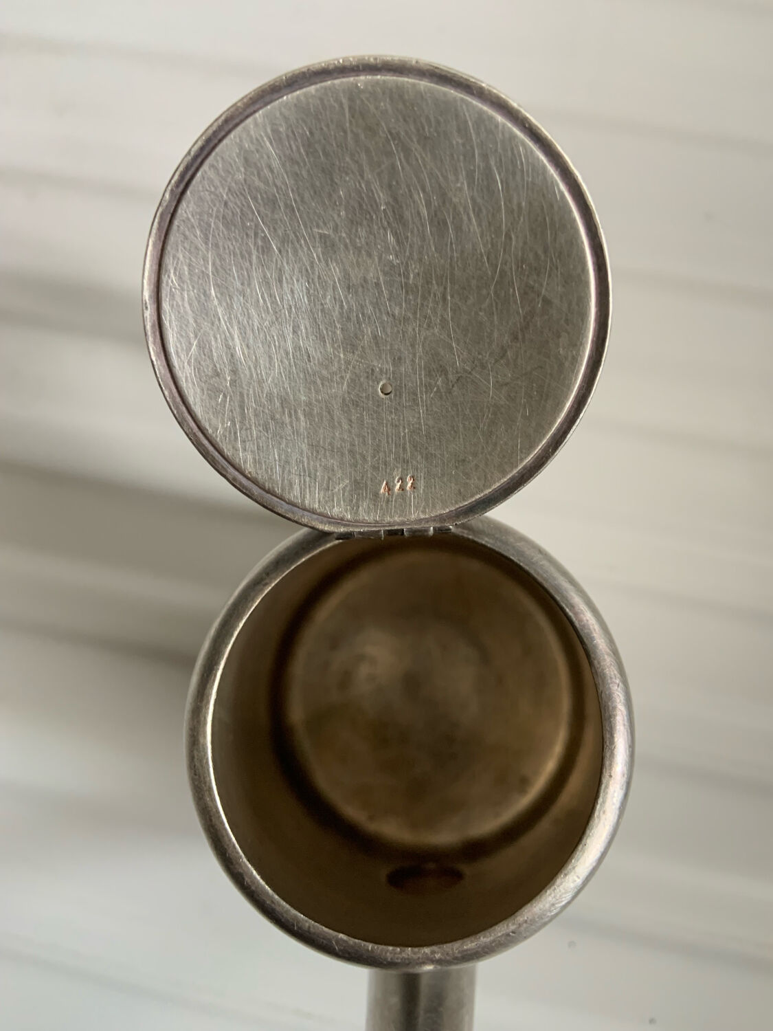 Coffee pot / milk jug Christofle hotel - silver-plated metal - 30cl