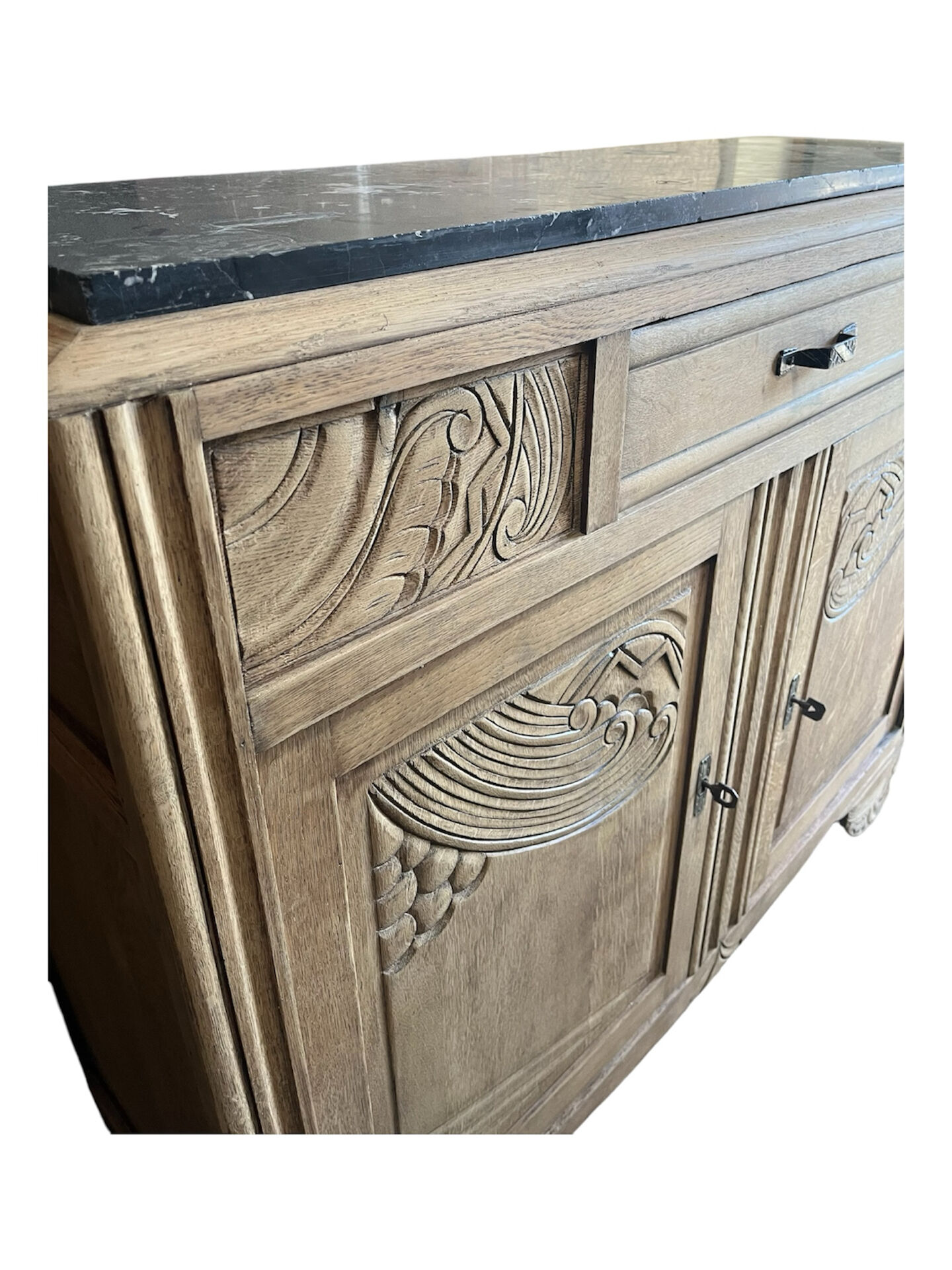 Buffet parisien art déco en chêne