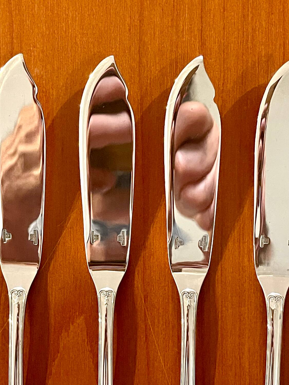 Christofle Malmaison, 12 fish cutlery sets, 24 pieces, new condition