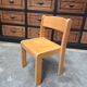 Set of 5 children's chairs from the 1960s.