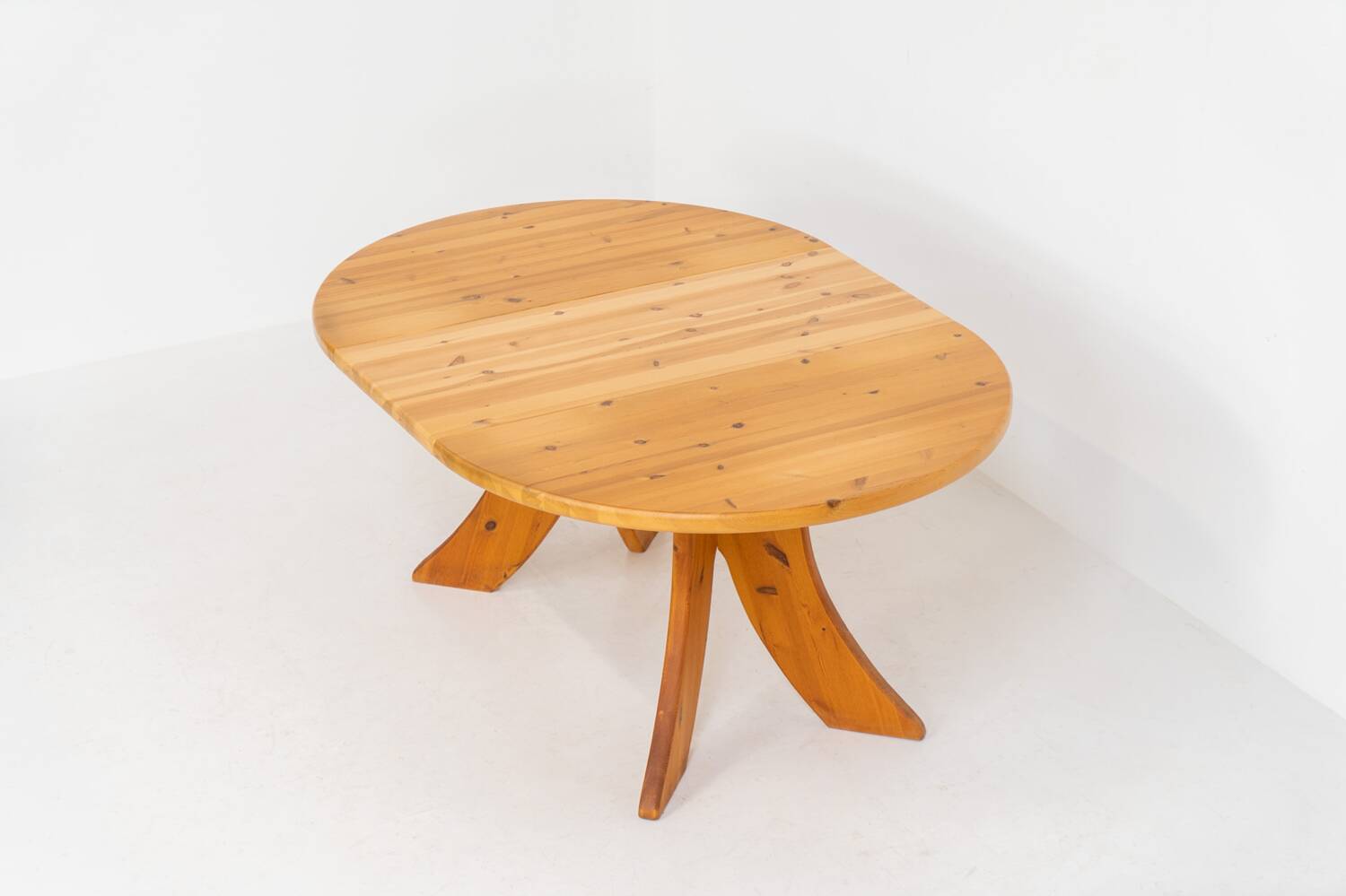Dining set in pine with 4 chairs by Vamdrup