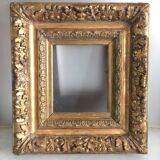 Frame Wood&Stuc/Gilding Gold gold leaves/Decors leaves Oak/XIXth