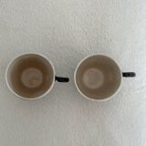 Lunéville K & G Coffee Cups - Early 1900s