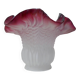 Old pink glass paste tulip