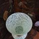 Vintage 50s Clichy glass vase