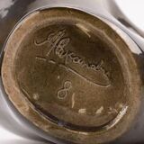 Vintage 1950 free-form vase - Belgian ceramist Alexandre de Wemmel