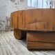 Brutalist coffee table "round log" XL