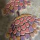 Vintage ceramic wall plaque 1960 Germany
