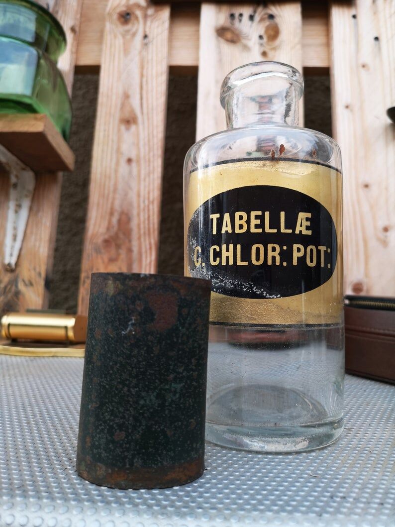 Old pharmacy bottle