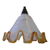 Glass pendant light
