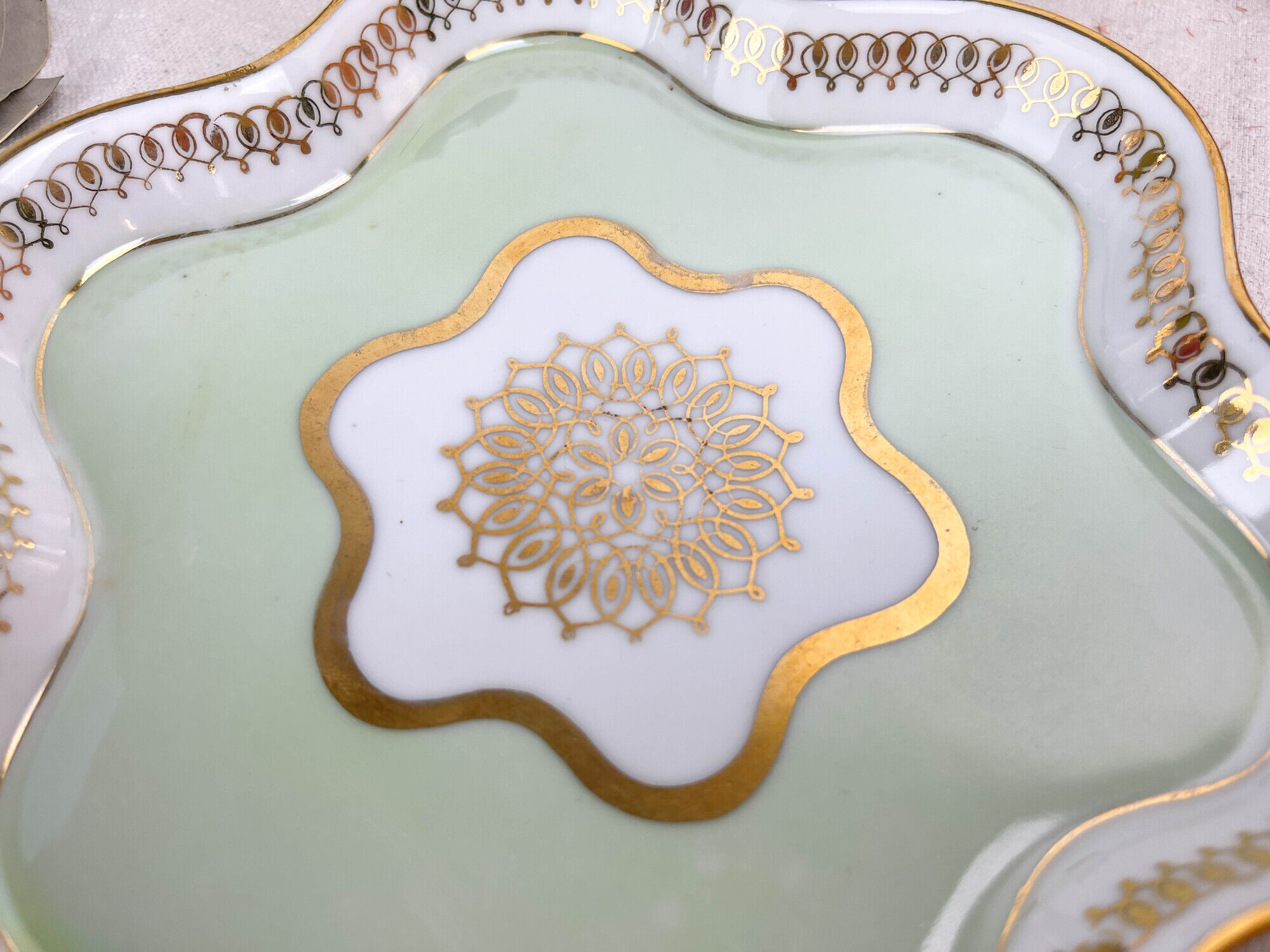 Set de 6 coquetiers vintage en porcelaine de limoges