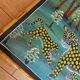 Grande huile sur toile art africain TingaTinga , Zanzibar , Tanzanie , Cheti