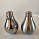 Salt and pepper maker "bidibule" in metal design 70s - 80s