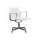 Multiple Eames Aluminum Group EA108 Dining Chairs in White Netweave Mesh, V