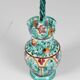 Polychrome earthenware jug