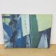 Suite de tableaux contemporaines style abstrait