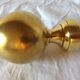 Vintage brass stair ball