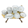Important Limoges porcelain table service, 71 pieces, 20th century.