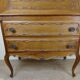 Louis XV Baroque scriban chest of drawers in solid wood, 20th century