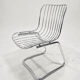 Set of 4 chrome chairs G. Rinaldi