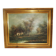 Painting on oil canvas J Evans golden frame landscape