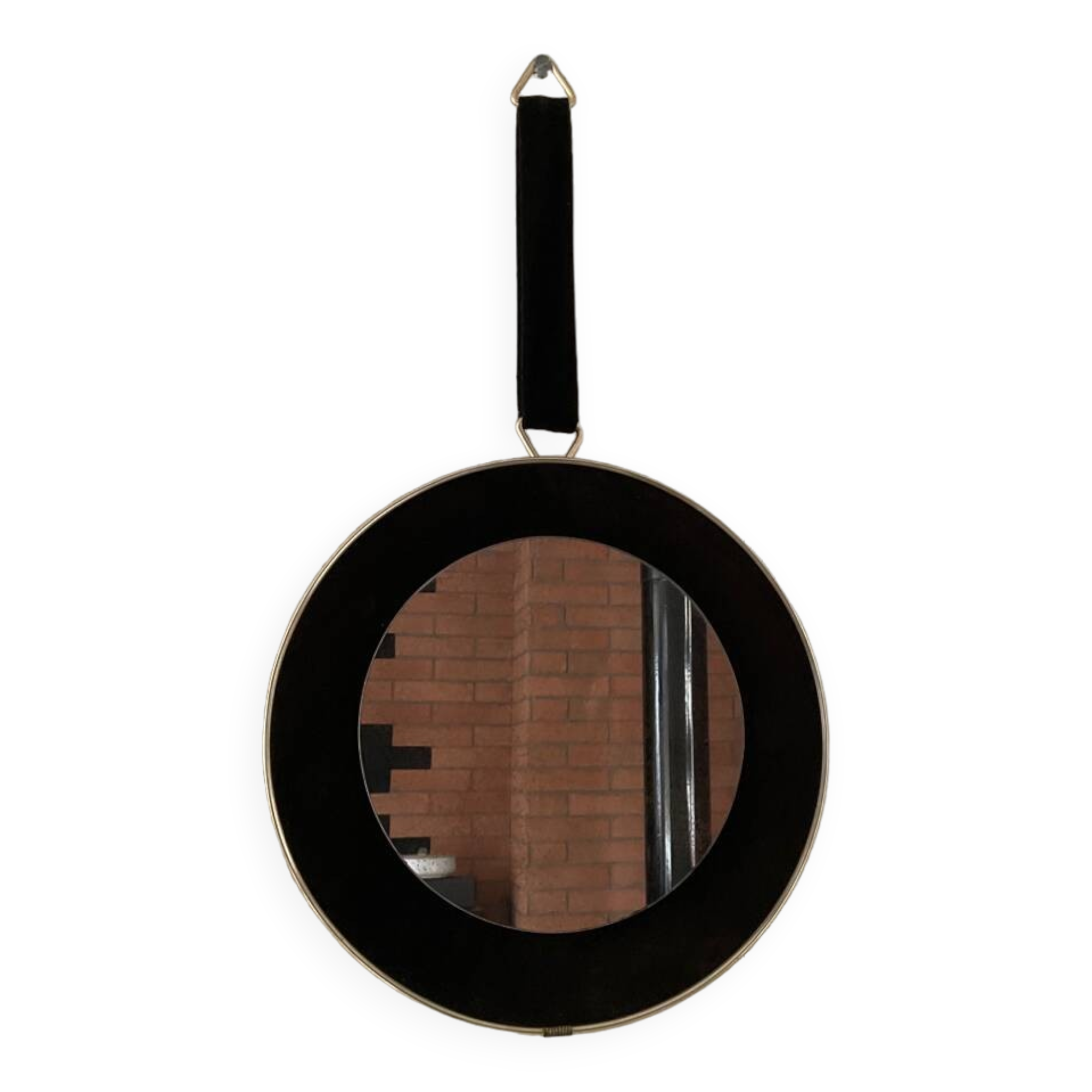 Miroir médaillon des années 60