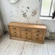Pine craft cabinet with drawers