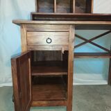 Subtle and neat solid rosewood desk