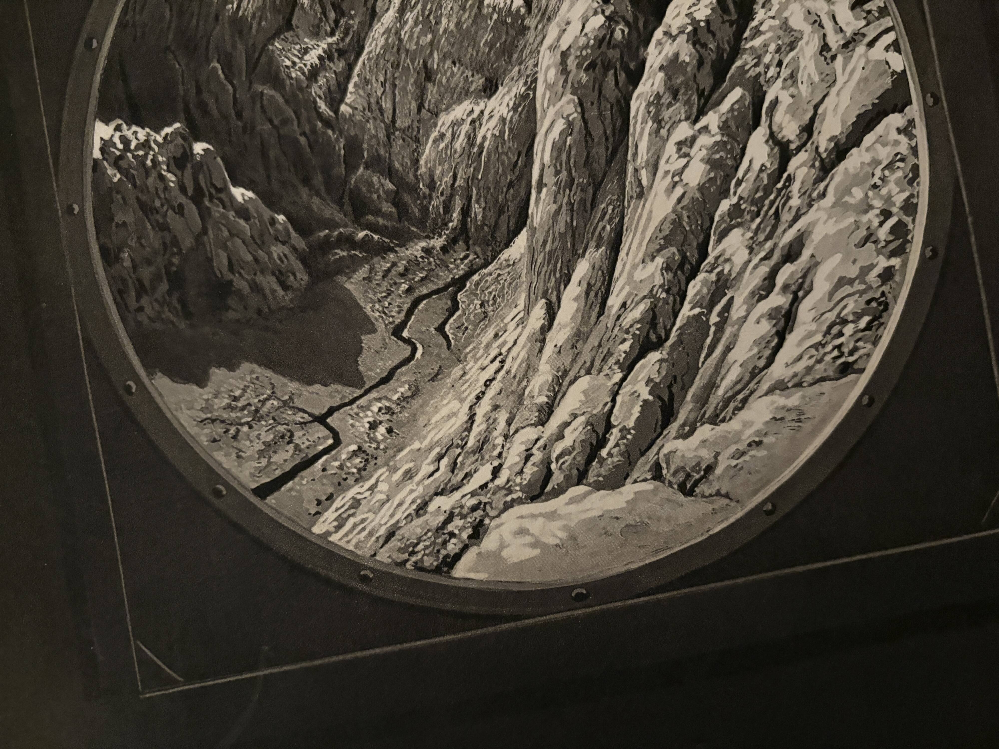 Ancienne illustration sur le sol lunaire - 1930