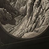 Ancienne illustration sur le sol lunaire - 1930