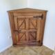 Meuble d’angle en bois