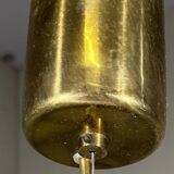 Large white glass hanging lamp by Vistosi, Italy