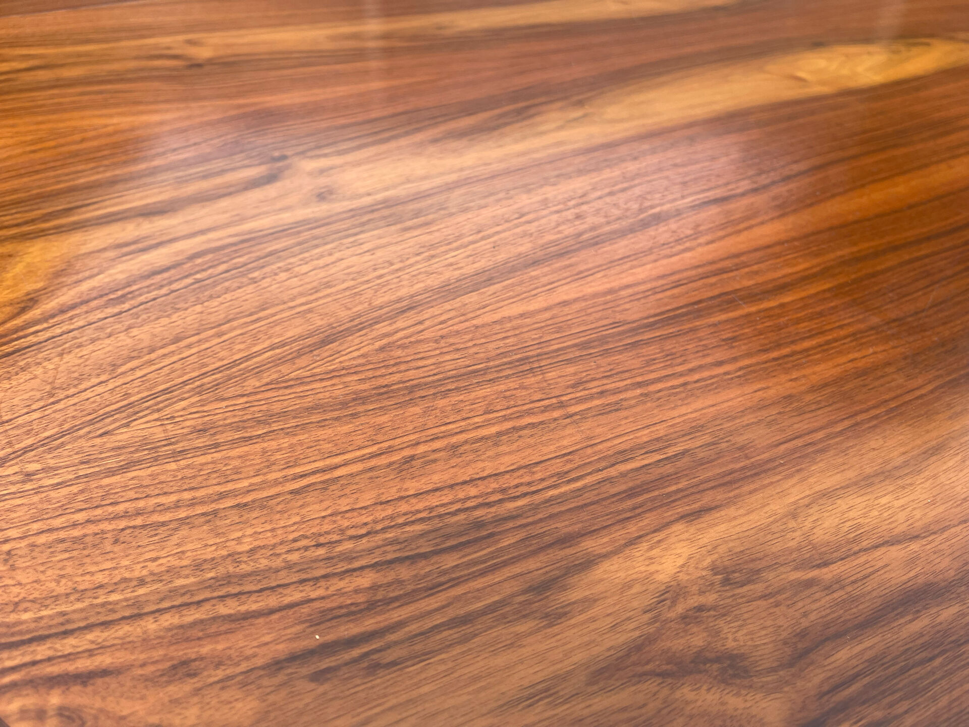Oval table Baumann, two extensions, rosewood top.