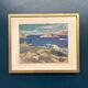 Original Swedish Oil on Panel - "Water Landscape" by Leo Janis - Signed - Vintage and Framed - 59 × 49 cm (23.2" × 19.2")