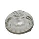 BCS Crystal Plate ART DECO with Brass Fittings