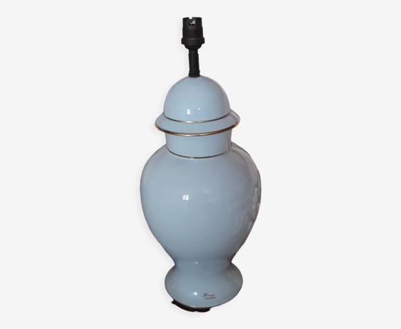Pied de lampe Limoges hergey - années 80