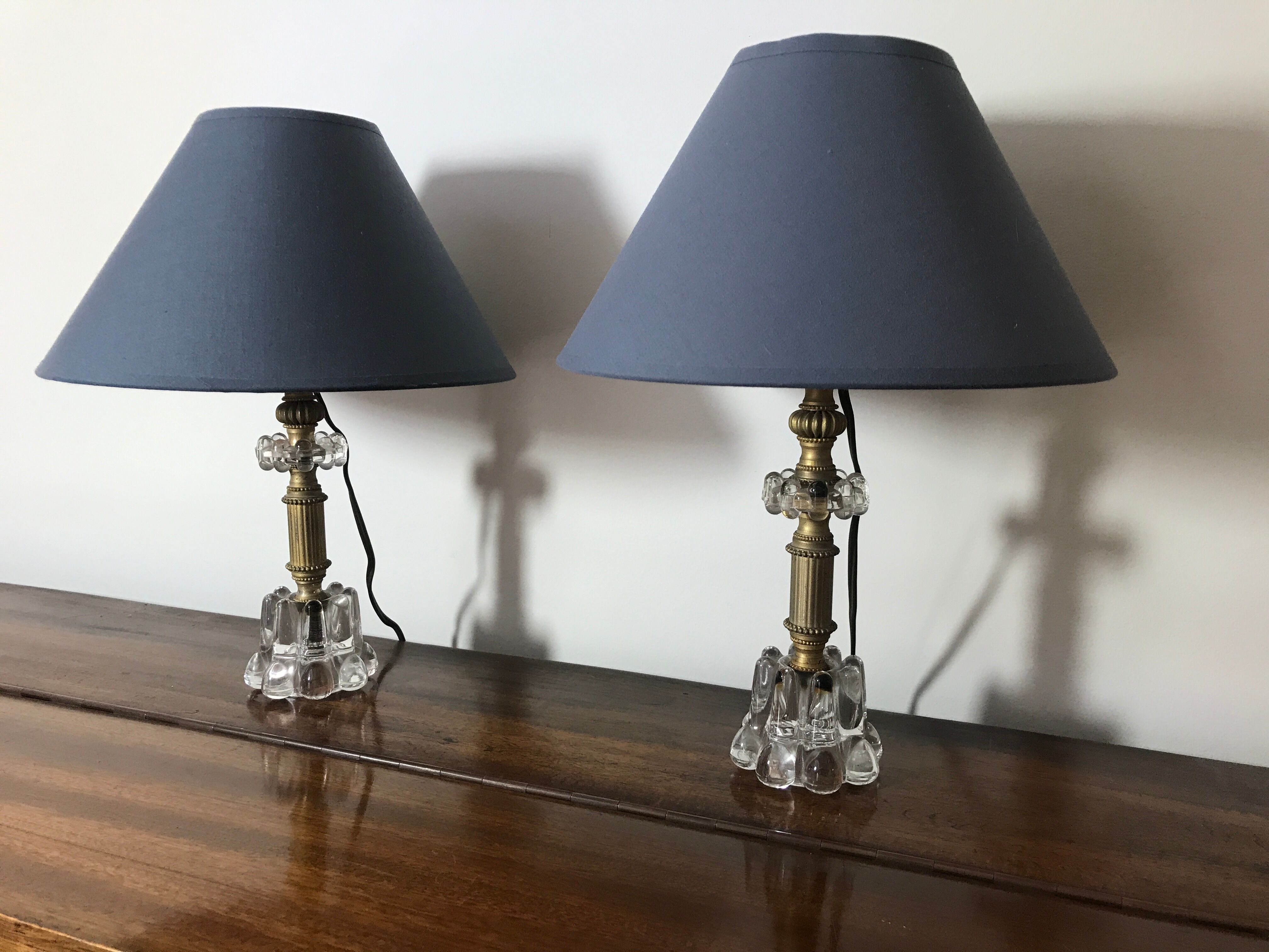 Pair of 60s bedside lamps