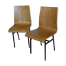 Paire de chaises des années 60