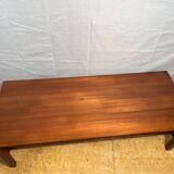 Table basse rétro vintage en teck avec rangement – Fonctionnelle des années 1960