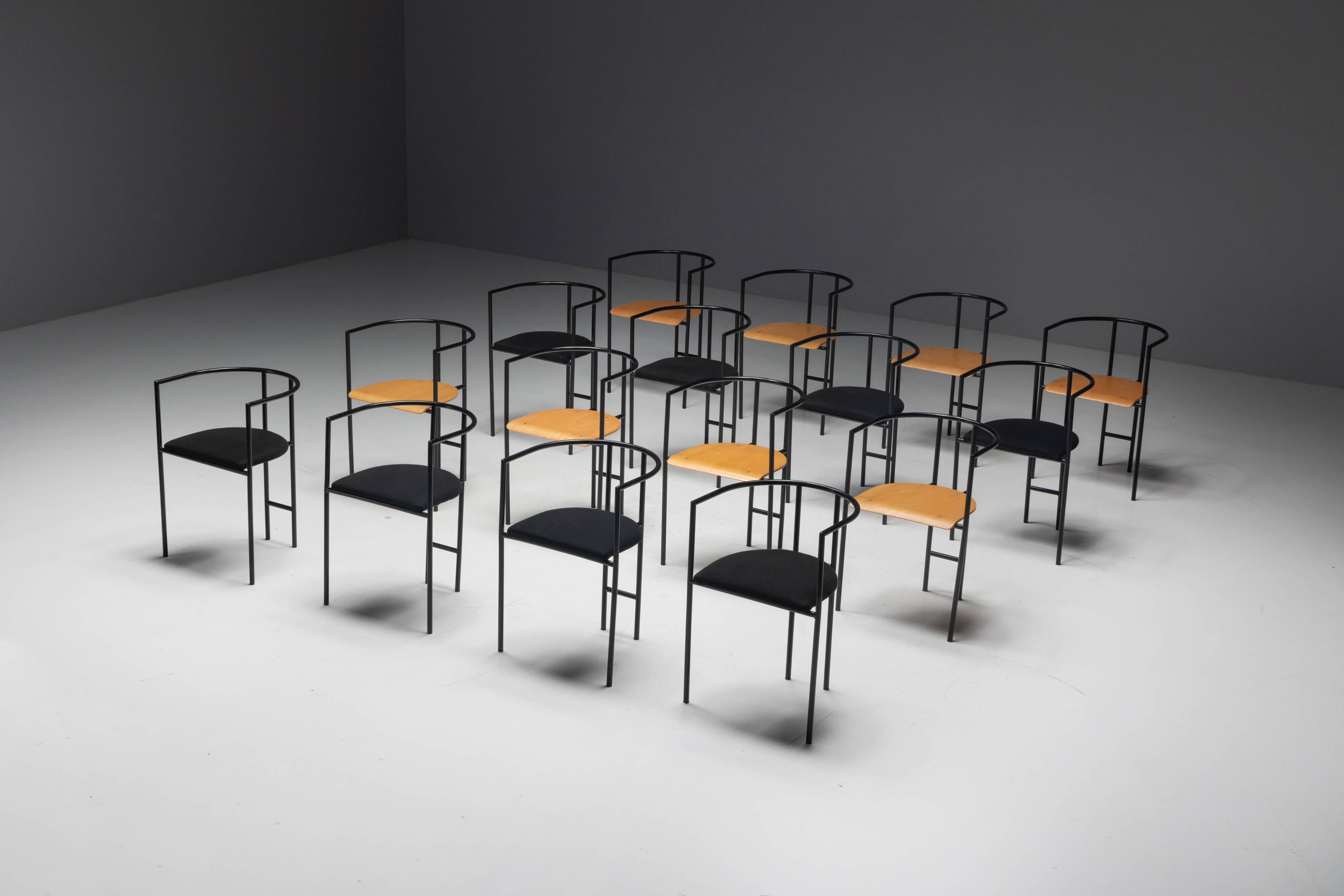 Postmodern "Tokyo" Armchairs by Rodney Kinsman for Bieffeplast, Italy, 1980s