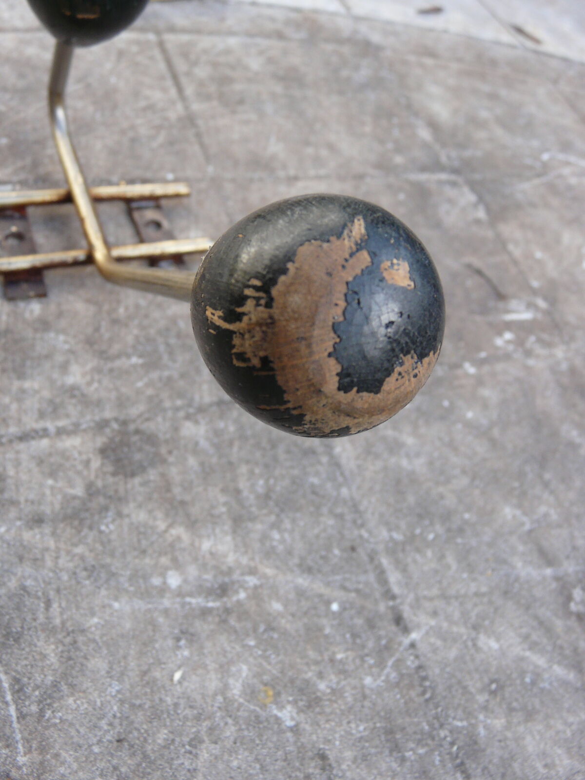 Double patère vintage porte manteau