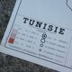 Old poster-school map Rossignol year 50 Tunisia, Algeria