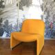 Giancarlo Piretti's Alky armchair for Castelli, 1970s orange-yellow
