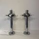 Large pair of Space Age lamps