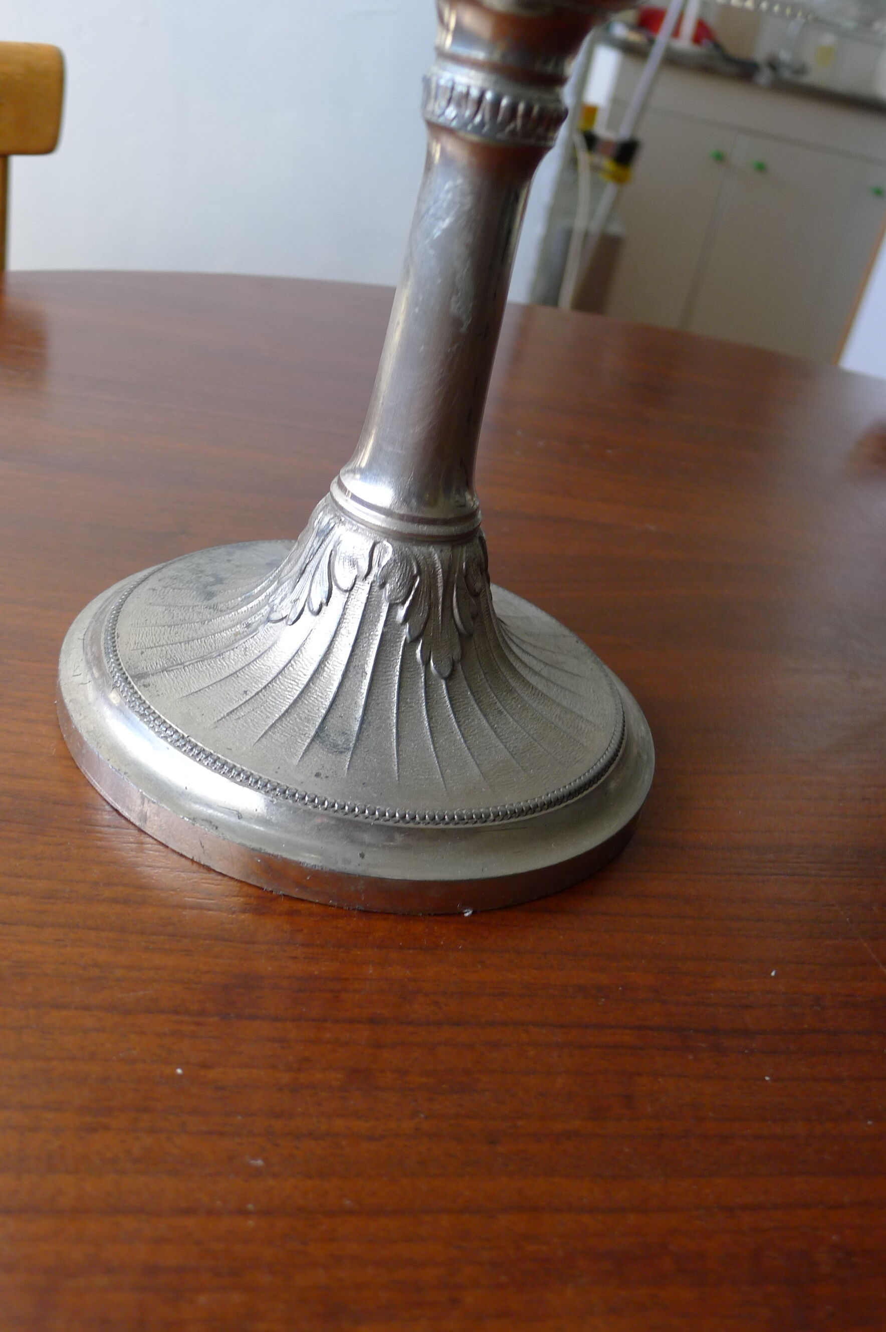 On foot vintage fruit bowl