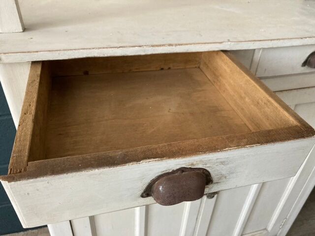 Old white Parisian buffet