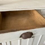 Old white Parisian buffet