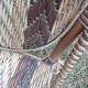 Set 2 rattan chairs 1900