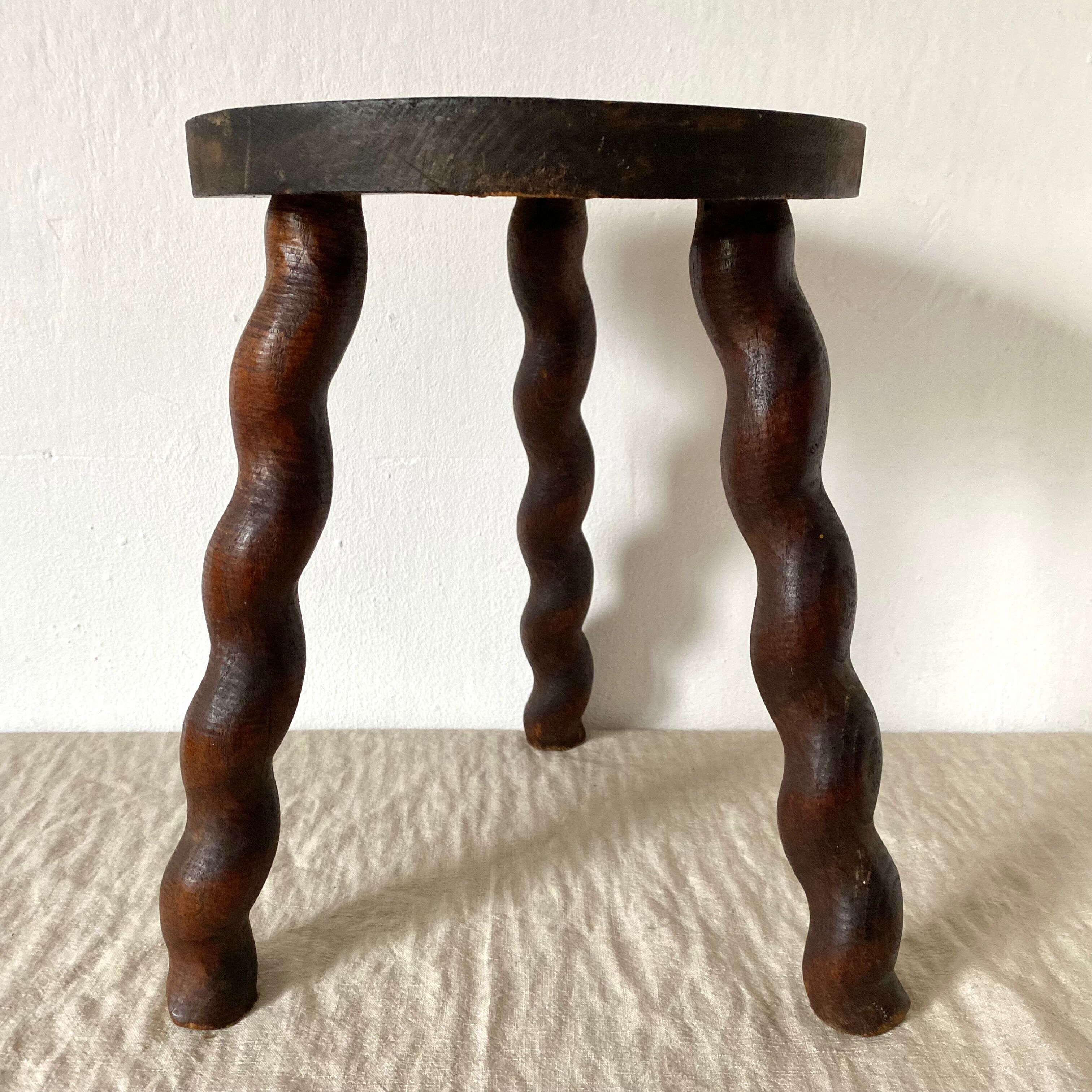 Vintage tripod stool